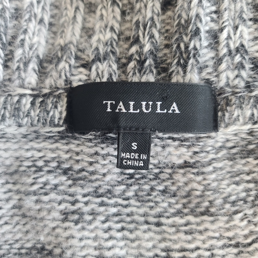 Talula Aritzia Cashmere Angora Cardigan Sweater Sz Small Preppy Cozy Western - Picture 13 of 15
